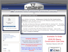 Tablet Screenshot of plainsbuilders.com